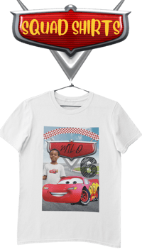 Image 2 of Cars 3 Party Favors/Chip Bags/Squad Shirts