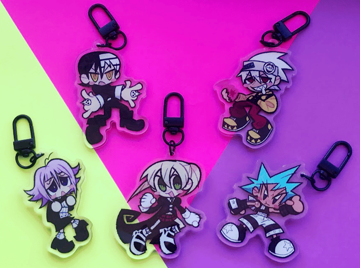 SOUL EATER KEYCHAINS