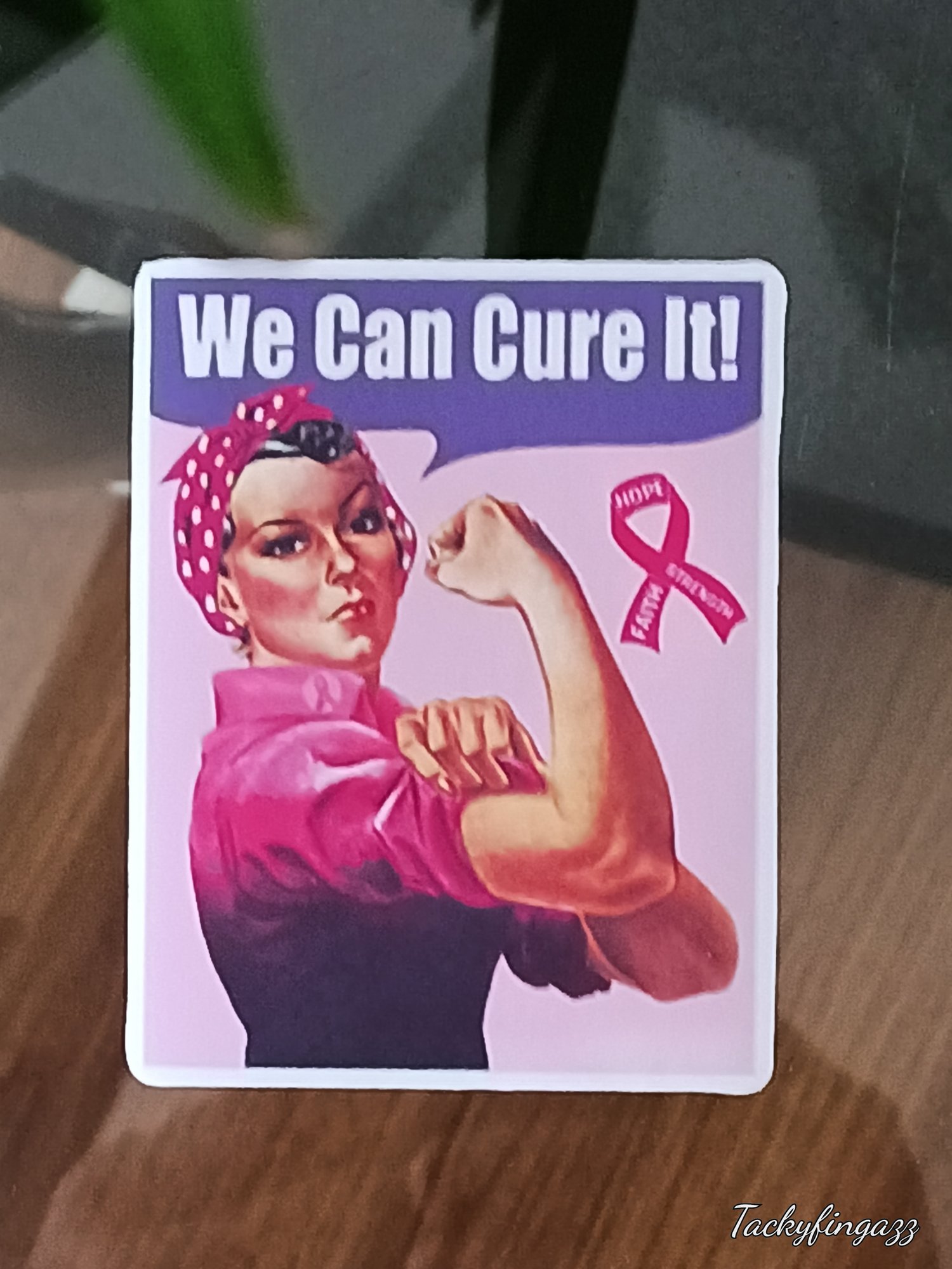 Image of we can cure Rossie riveter