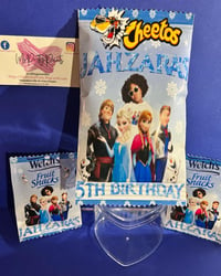 Image 1 of Frozen Party Favors/Chip Bags/Squad Shirts