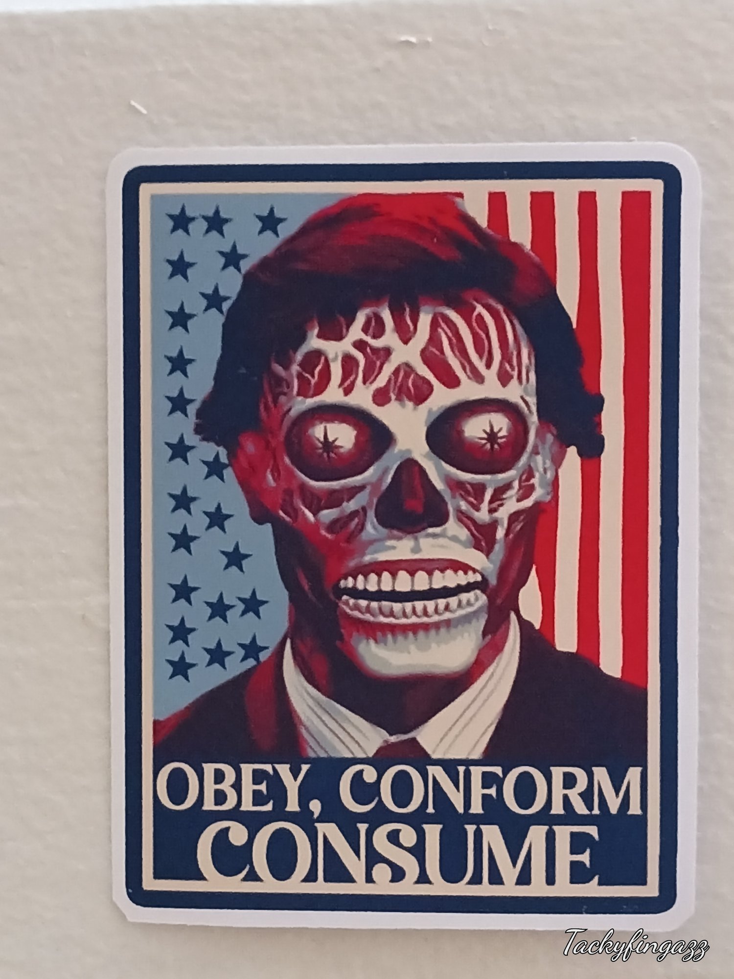 Image of Sticker They Live Sticker- Decal Obey Conform