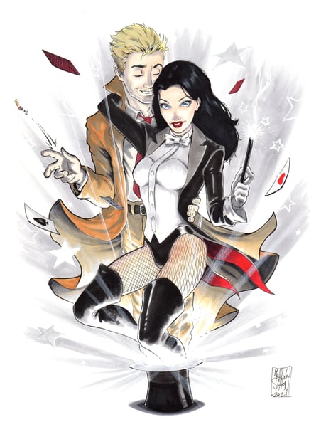 Image of Zatanna and Constantine