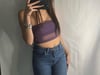 Violet tube top