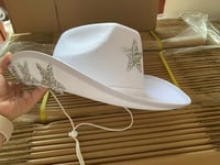 Womens Western Style Star Cowgirl Hat