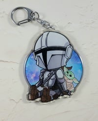 Mando + Grogu Keychain