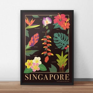 Image of Singapore Flowers & Plants Poster