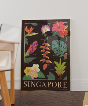Image of Singapore Flowers & Plants Poster
