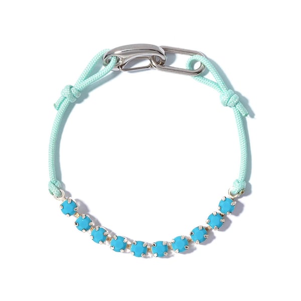 Image of ARMO - Vintage Crystal Bracelet (Turquoise)