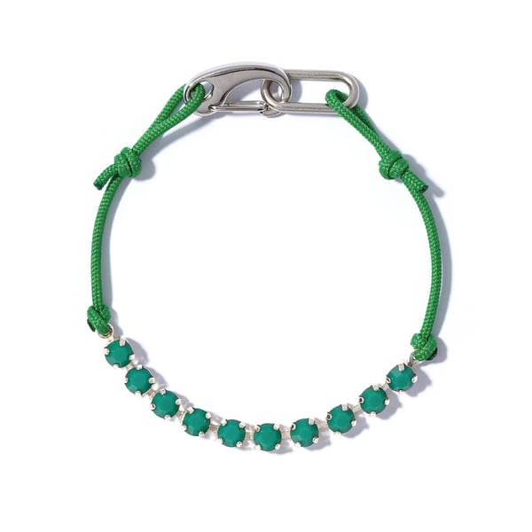 Image of ARMO - Vintage Crystal Bracelet (Green)