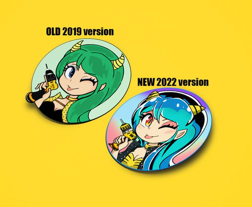 Image of Lum circle sticker remake