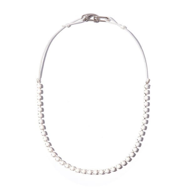 Image of ARMO - Vintage Crystal Necklace (White)