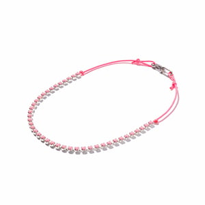 Image of ARMO - Vintage Crystal Necklace (Pink)