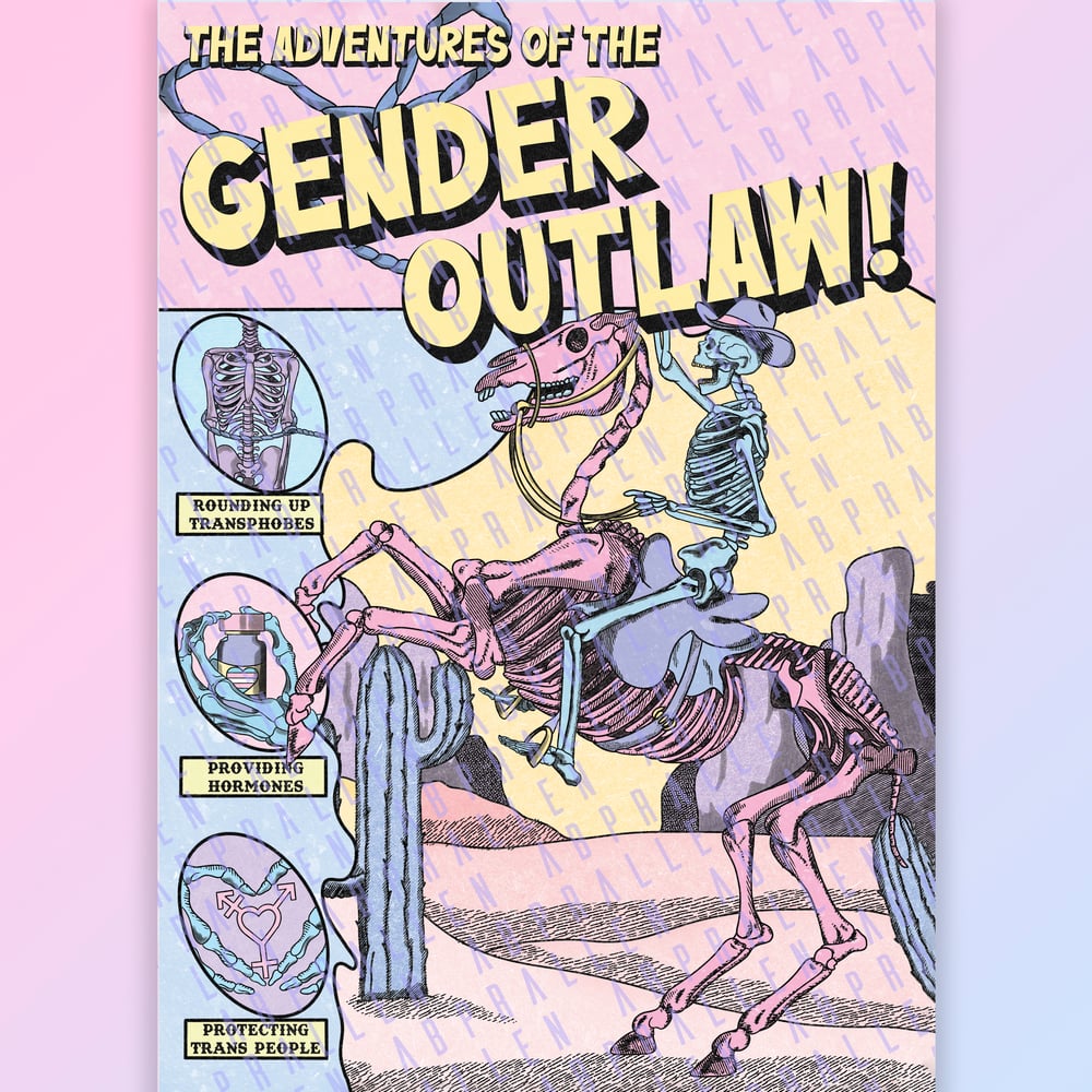 Image of Adventures Of The Gender Outlaw Art Print