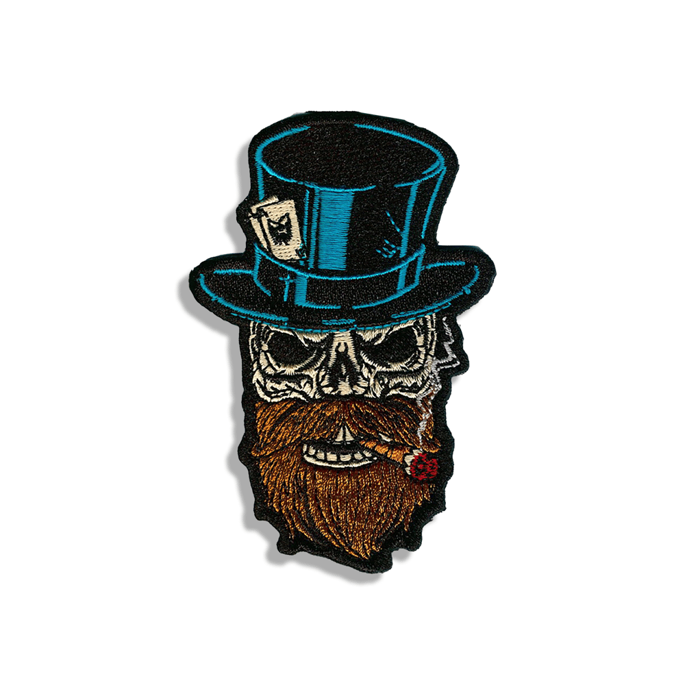 Image of PATCH - DAPPER SKULL 