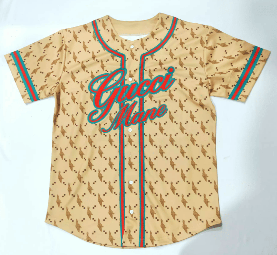 BRICKKKKKSQUAD!! 🍦⚡Gucci Gucci Mane Baseball Jerseys & B-Ball