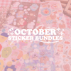 OCTOBER STICKER SHEET BUNDLES