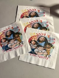 Image 2 of Photo Beverage & Dinner Napkins & Dinner Plates