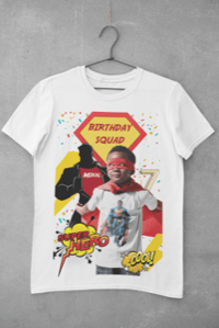 Image 5 of Superhero Party Favors/Chip Bags/Squad Shirts
