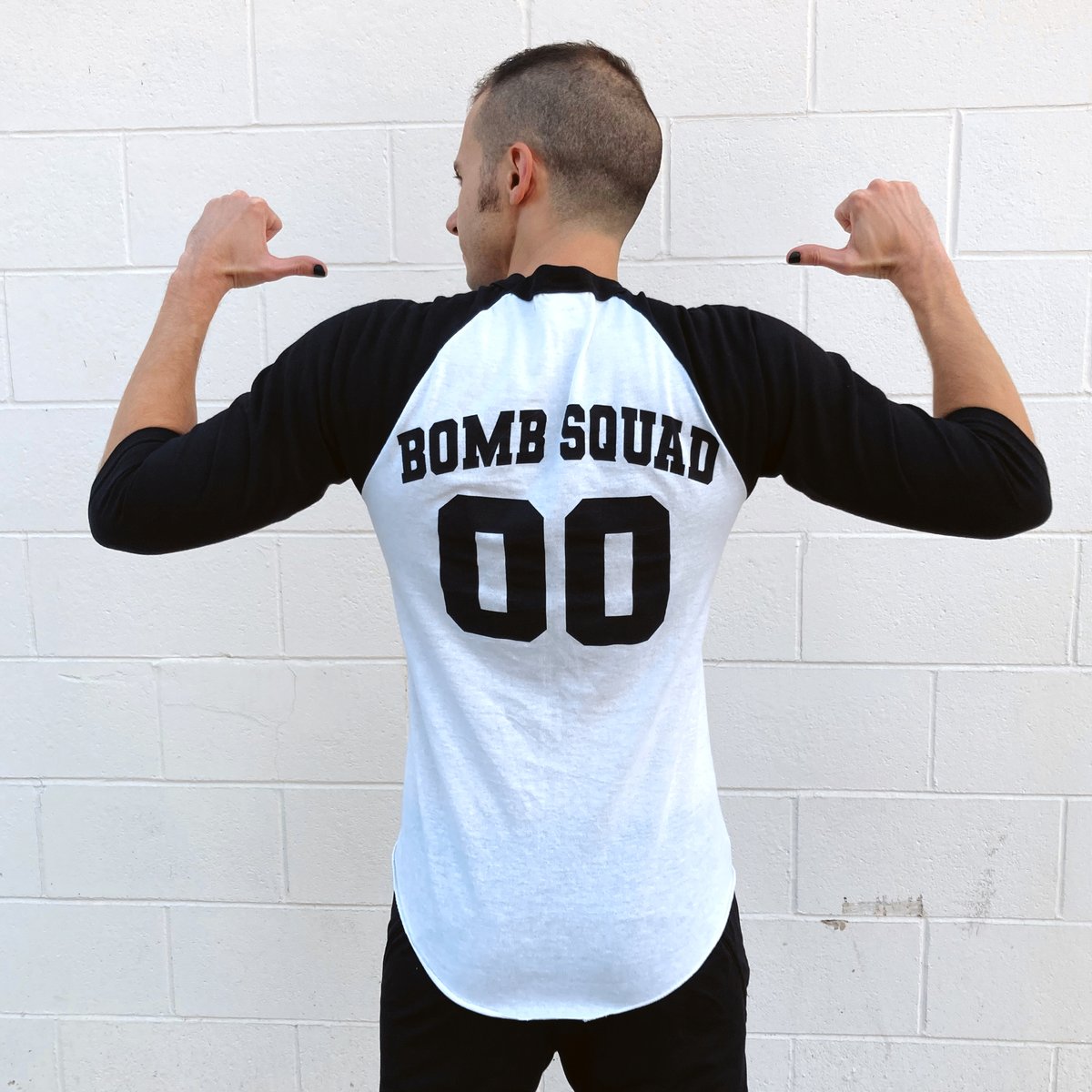 Image of BOMB SQUAD BASEBALL TEE