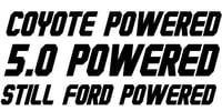 Image 1 of Ford Powered Decals