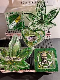 Image 2 of Cannabis Ashtrays 2 - Personalized Option