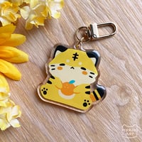 orange tiger charm