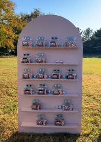 White Treat wall or champagne wall  or gift wall 