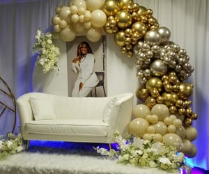 Image of Loveseat white leather 