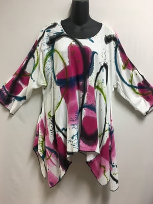 Image of Joy Tunic - Moroccan rayon - hand painted