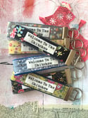 Bespoke  keyfob  - personalised with your own choice of quote