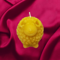 Image 2 of Beeswax Sheep Candle 