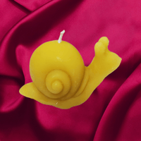 Small Beeswax Snail Candle 
