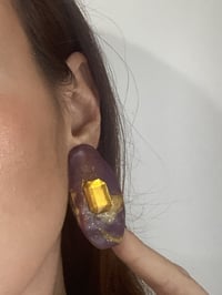 Image 3 of Purple Gold Sparkle Tongue 🍆👅⚜️