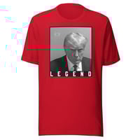 Image 8 of Trump Legend Mugshot Unisex t-shirt from PatriotsCo.com
