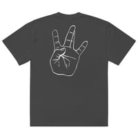 Image 2 of WOLF WARRIOR OVERSIZED FADED TEE