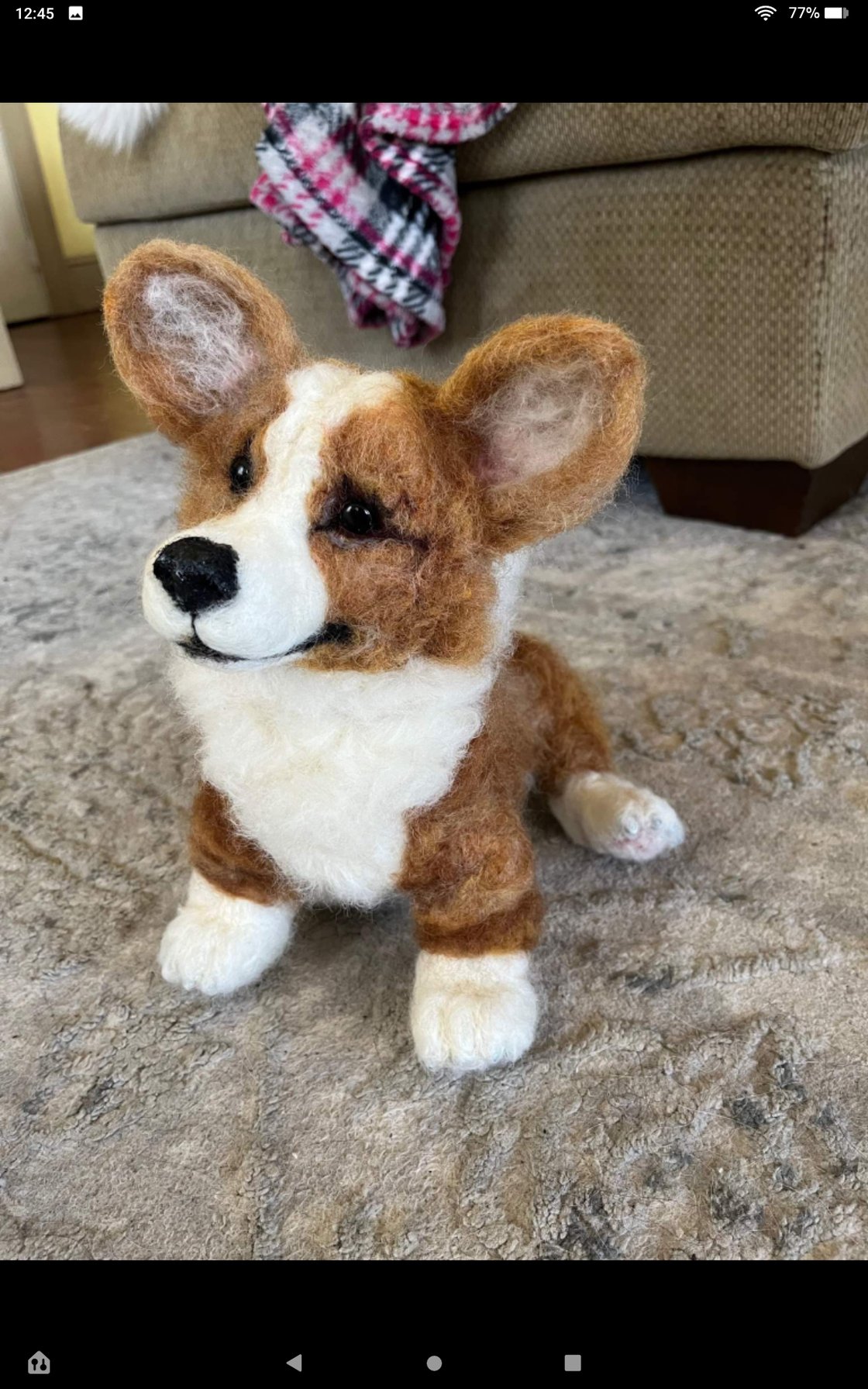 Image of  Custom Small  9" corgi pup