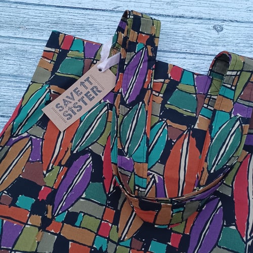 Image of Remnant Tote Bag- Vintage Abstract