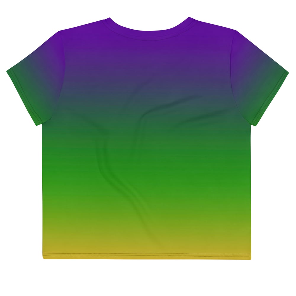 Image of Mardi Gras Mafia “Parade Edition” Women’s Crop Tee