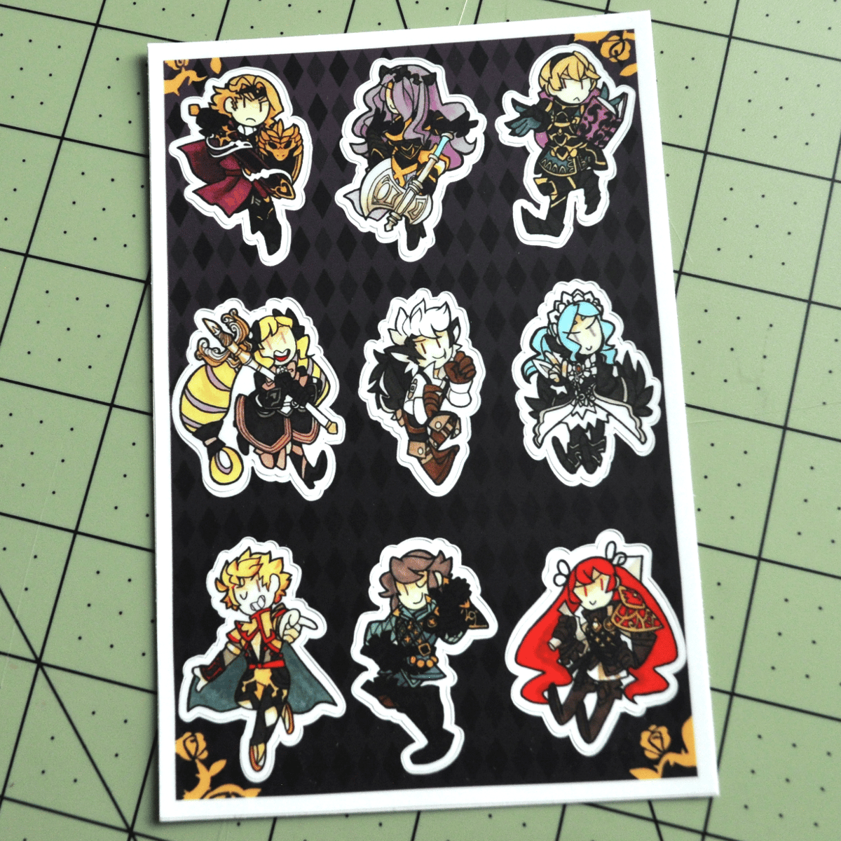 FE Fates Conquest Stickers JadesnapArt