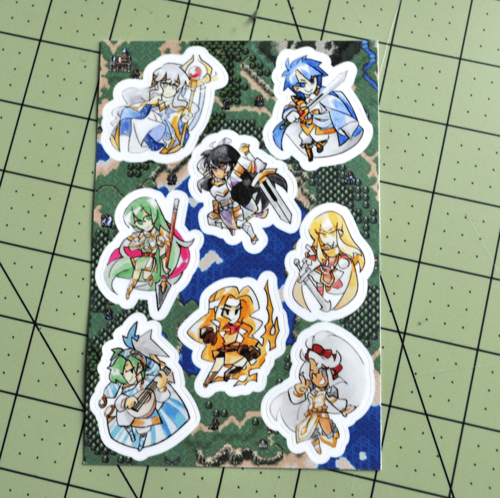 Image of Genealogy Sticker Sheets (Gen 1 and 2)