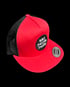 Text Snapback in Red and Black Image 2