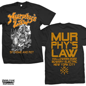 Image of MURPHY'S LAW "Halloween 2022 Sit Home And Rot" T-Shirt