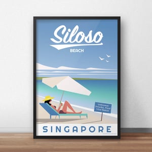 Image of Siloso Beach Singapore Poster