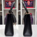 Image of Vtg. Gucci Black Leather Kelly Style Handbag 