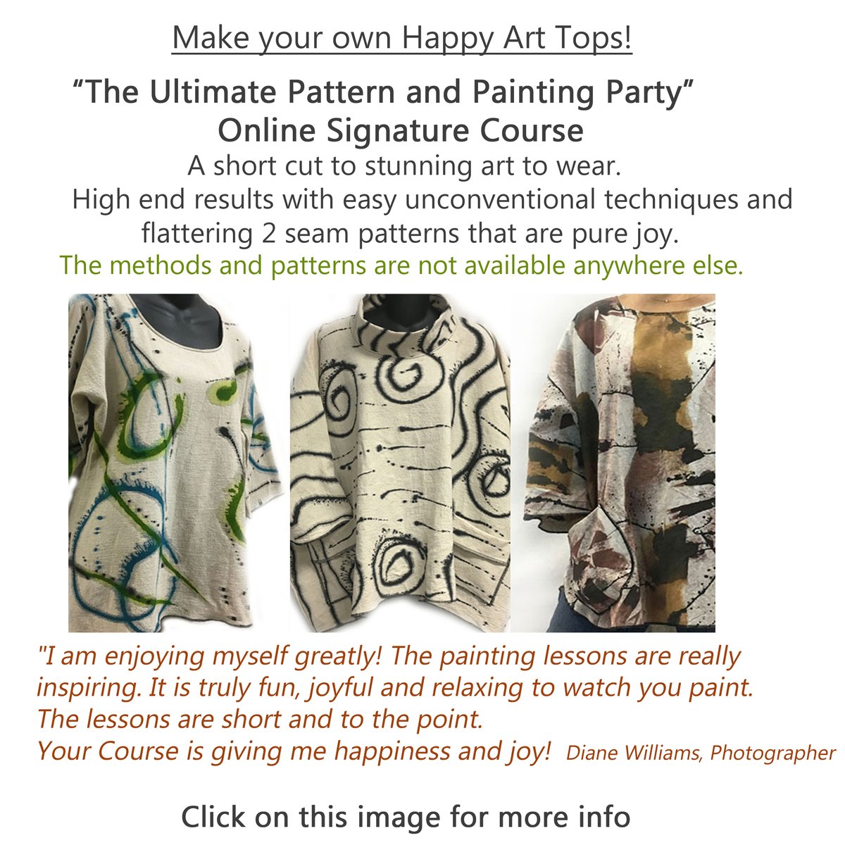 Image of "The Ultimate Pattern and Painting Party" Online Signature Course - AVAILABLE NOW 