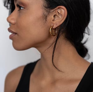 Image of NOW $180 ðŸ’¥ Dior 30 Montaigne Gold Earrings