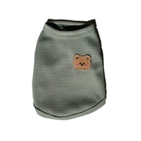 Teddy Bear Waffle Shirt (Green)