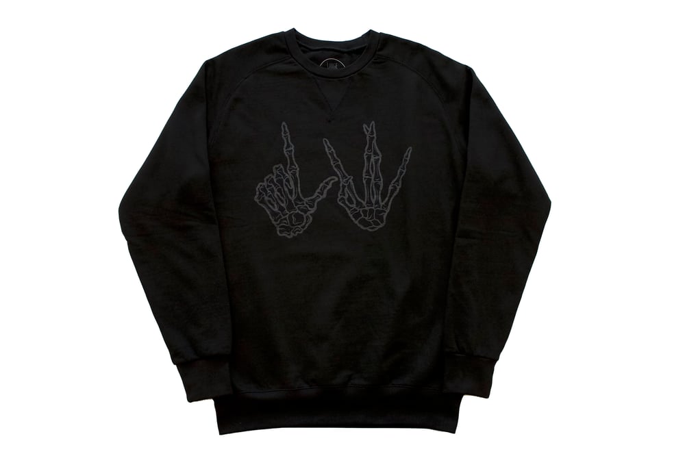 Image of LW BLACK CREWNECK