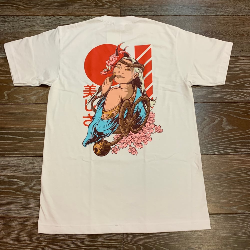 Image of Sakura Princess White Men's T-shirt 