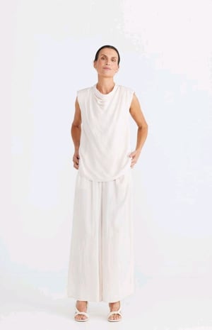 Image of Jana Top. Cream. By Brave and True Label.